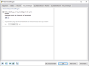 Dialog 'Netz-Einstellungen', Register 'Volumenkörper'
