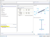 Dialog 'Stab bearbeiten', Stahlbemessung durch übergeordneten Stabsatz