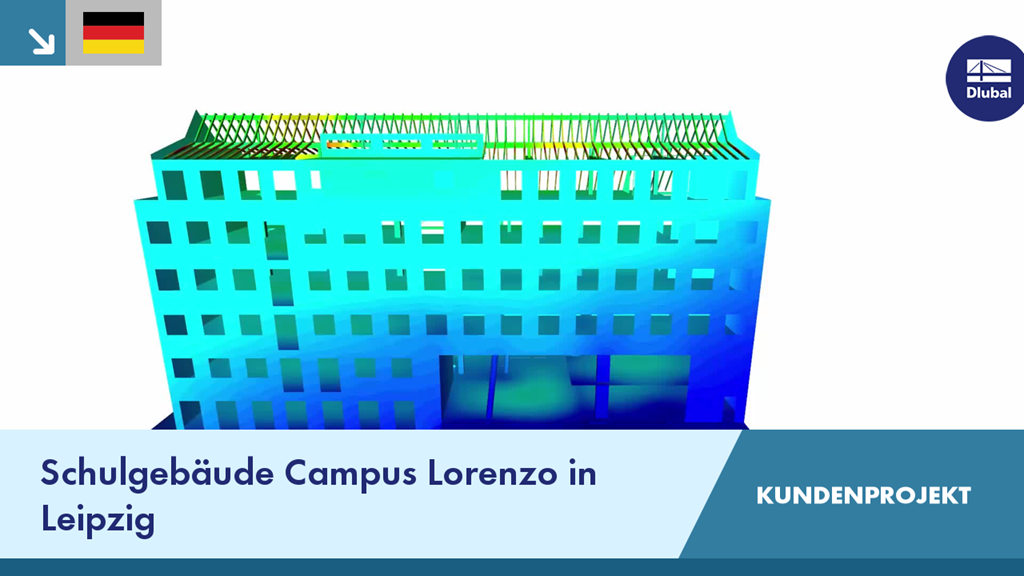 Modernes Schulgebäude am Campus Lorenzo in Leipzig, das innovative Architektur vereint.