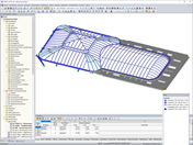 3D-Modell von Oberlicht in RFEM (© Bellapart)