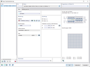 Zuordnung der Flächengrundbewehrung