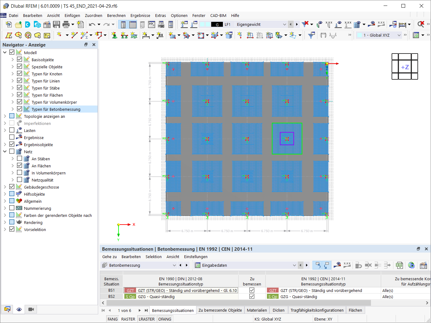 Zusätzliche Betonstabstahlbewehrung