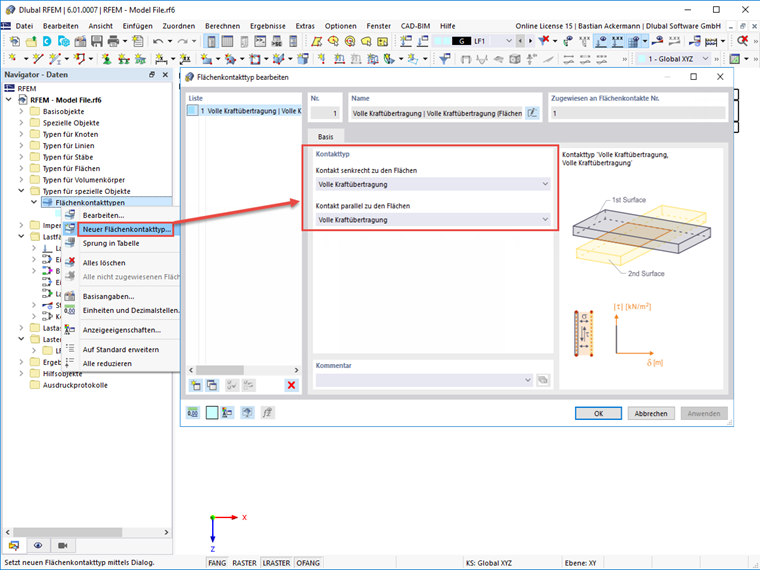 FAQ 005134 | Wie lässt sich ein Kontakt zwischen zwei Flächen möglichst schnell realisieren?