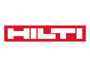 Logo von Hilti mit der bidirektionalen Schnittstelle für den Datenaustausch mit RFEM 6 und RSTAB 9.