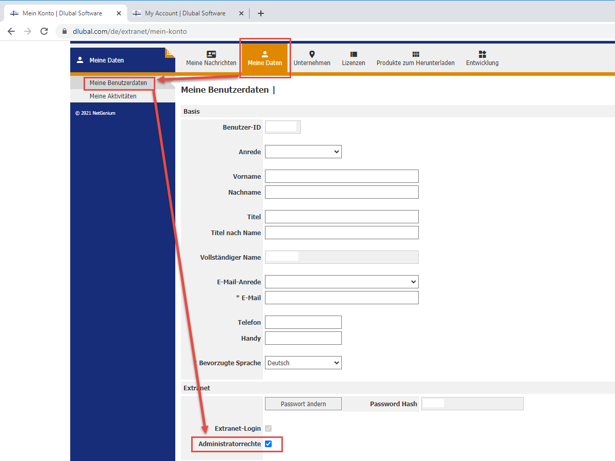 FAQ 005139 | Wir haben mehrere Lizenzen erworben.Wie kann ich eine Autorisierung von einer Lizenz zu einer anderen Lizenz verschieben?