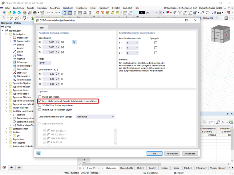 FAQ 005142 | Können Layer als Sichtbarkeit importiert werden?