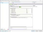 Holzbemessungskonfigurationen mit Parametern für gevoutete und gekrümmte Stäbe. Enthält Details zur statischen Berechnung und Modellierungselemente.