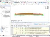 Analyse der Ergebnisse von Holzkonstruktionen mit Schwerpunkt auf Zwischenknotenlagern unter besonderer Berücksichtigung der Festigkeit und Stabilität von gevouteten und gekrümmten Stäben.