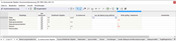 Eingabetabelle für zu bemessende Objekte in der Aluminiumbemessung