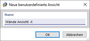 Namen der benutzerdefinierten Ansicht festlegen