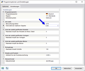 Intensität für Darstellung der inaktiven Objekte ändern