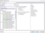 Ergebnistabellen-Manager für die Aluminiumbemessung, Ausnutzungen stabweise