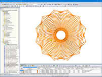 Draufsicht auf RSTAB-Modell (© PIRMIN JUNG)