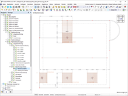 Grafik zeigt die freie Zusatzbewehrung in betonierten Flächen zur Betonbemessung.