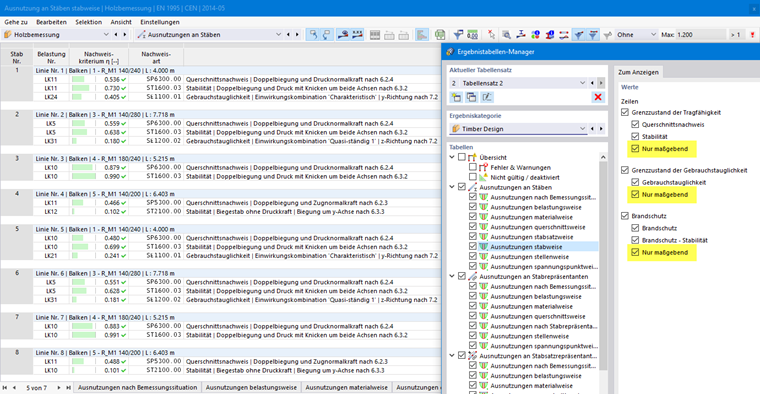 Nur maßgebende Nachweise anzeigen