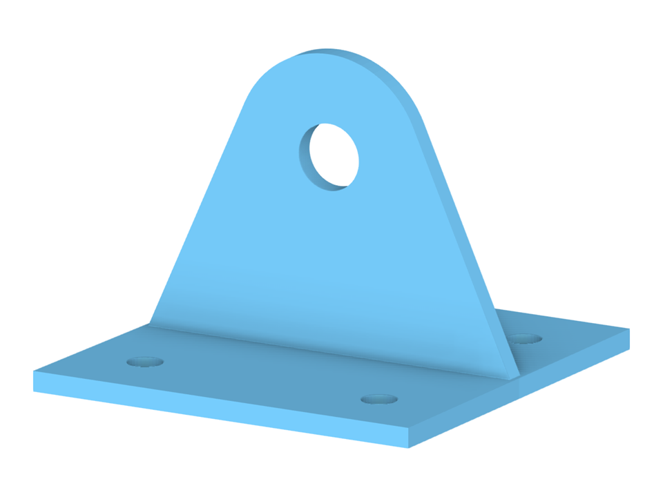 Modell 003077 | Knotenblechanschluss