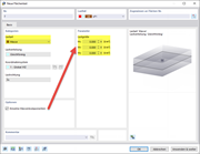 Flächenlast mit Lastart 'Masse' definieren