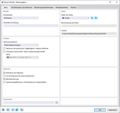 Dialog 'Neues Modell - Basisangaben', Register 'Basis'