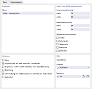 Register 'Basis' für Stabschnittgrößen