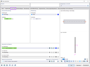 Abmessungen des Ergebnisstabs