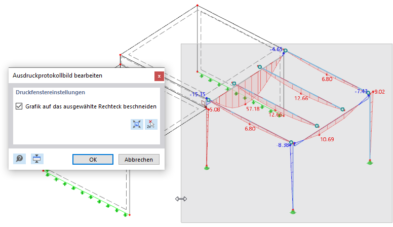Bereich für Ausdruck in Grafik definieren