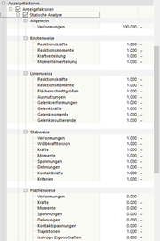 Anzeigefaktoren anpassen