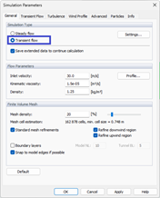 Simulationsparameter, Allgemein