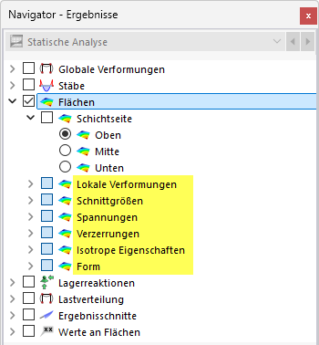 Ergebnisse für Flächen in Navigator