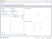 Dialog 'Neuer Punkt'