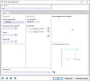 Dialog 'Neuer Spannungspunkt'