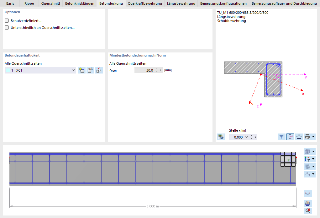 Kontrolle der Betondeckung