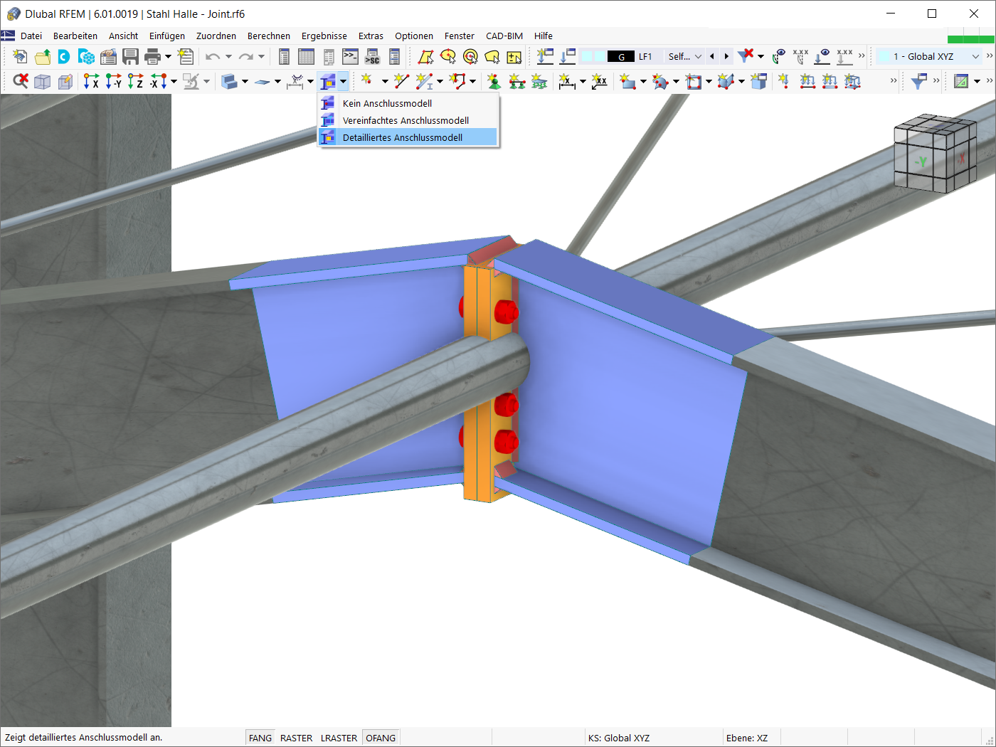 Detailliertes Anschlussmodell