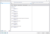 Windsimulation und Analyseeinstellungen, Erweitert