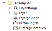 Hilfsobjekte im Navigator