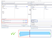 FAQ 005225 | Ich möchte ein Rahmenriegel mit Voute (mit kupiertem Querschnitt) modellieren. Dafür habe ich einen Stab mit der Querschnittsverteilung "Am Stabanfang