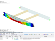 Ergebnis der Stahlbemessung mit Ansatz einer kontinuierlichen Drehbettung