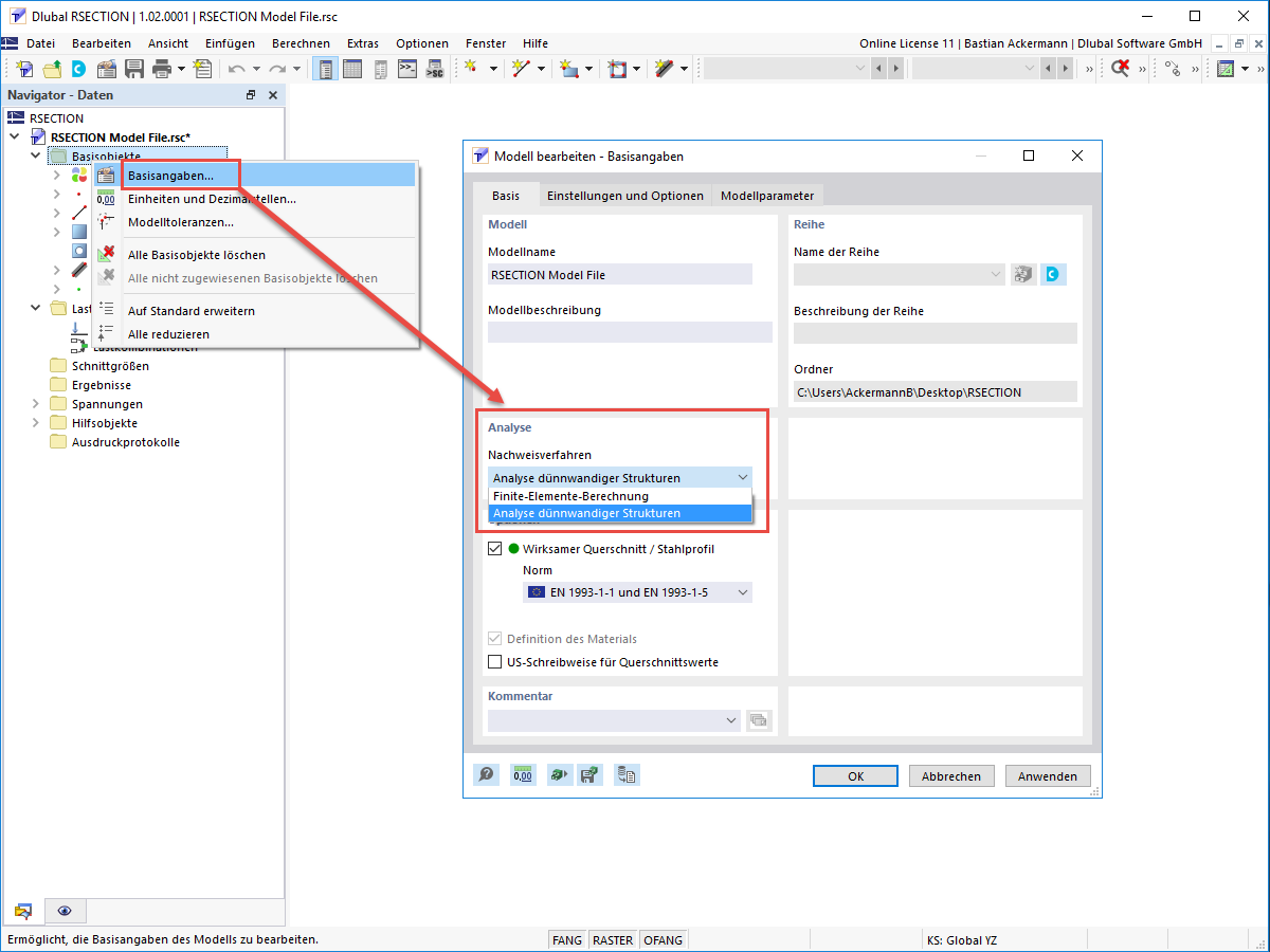 FAQ 005227 | Hat das in RSECTION gewählte Nachweisverfahren Einfluss auf die Bemessung des Querschnitts in RFEM/RSTAB?