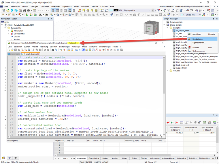 FAQ 005234 | Ich erhalte eine Fehlermeldung, wenn ich ein Skript bearbeiten möchte. Was kann ich tun?