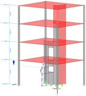 Modifizierung der Geschosshöhe – Geschoss 0 oben befestigt