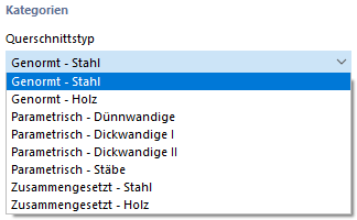 Liste der Querschnittstypen