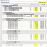 Gebrauchstauglichkeitskonfiguration bearbeiten – Norm-Parameter