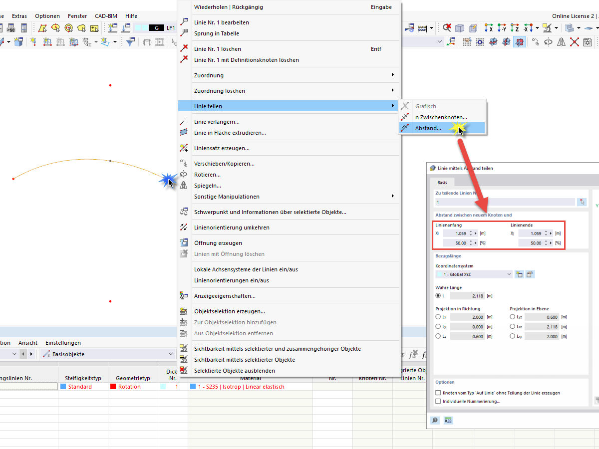FAQ 005250 | Ich möchte eine rotationssymmetrische Fläche in RFEM erzeugen. Die Rotationsfläche wird jedoch nicht erzeugt. Woran liegt das?