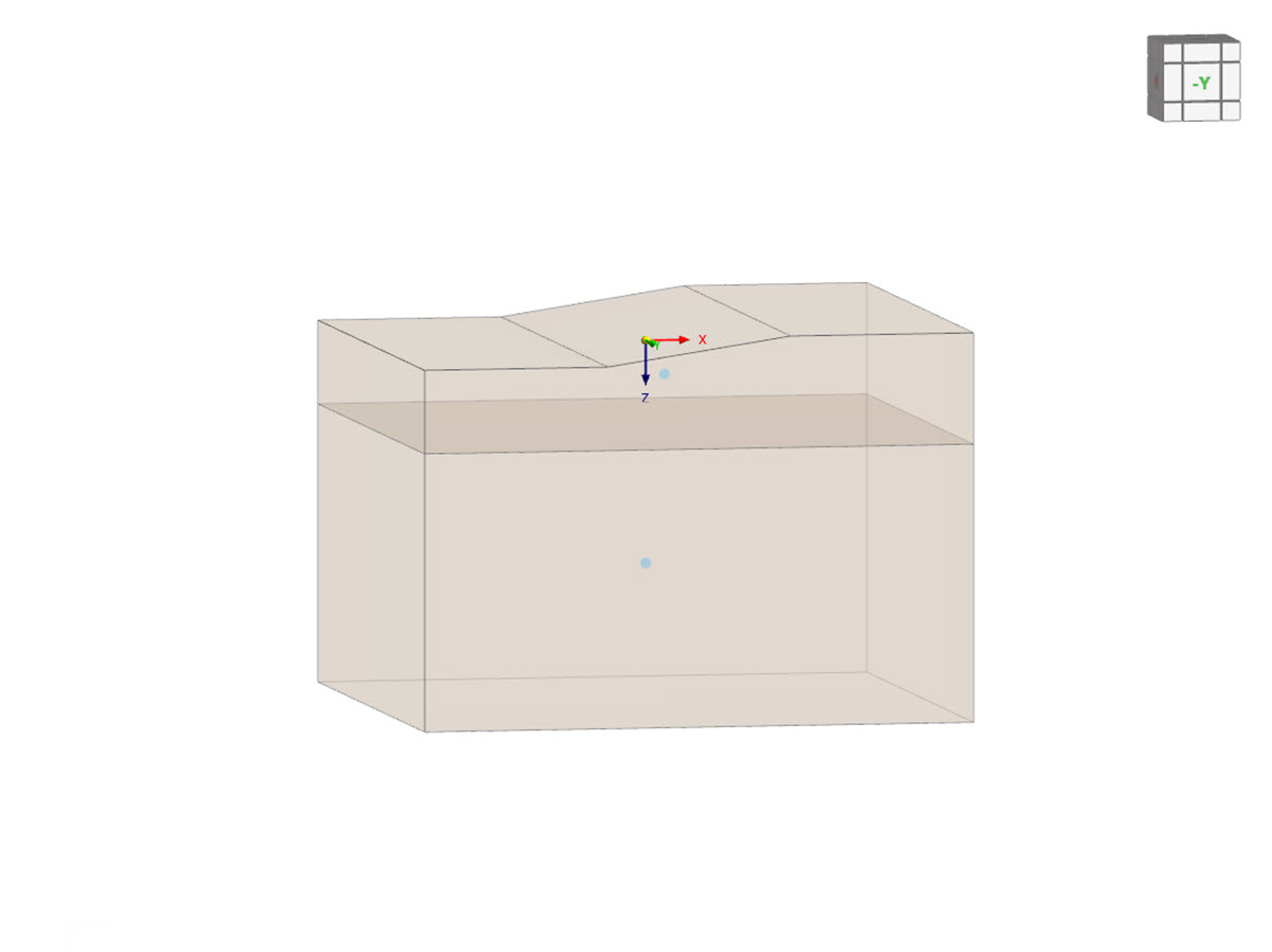 FAQ 005255 | Die Geländeoberfläche meines zu analysierenden Baugrundes ist uneben. Wie kann ich für dessen Modellierung die Geometrie meines Bodenmassivs editieren