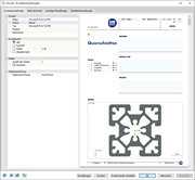 Dialog 'Drucker- & Seiteneinstellungen'