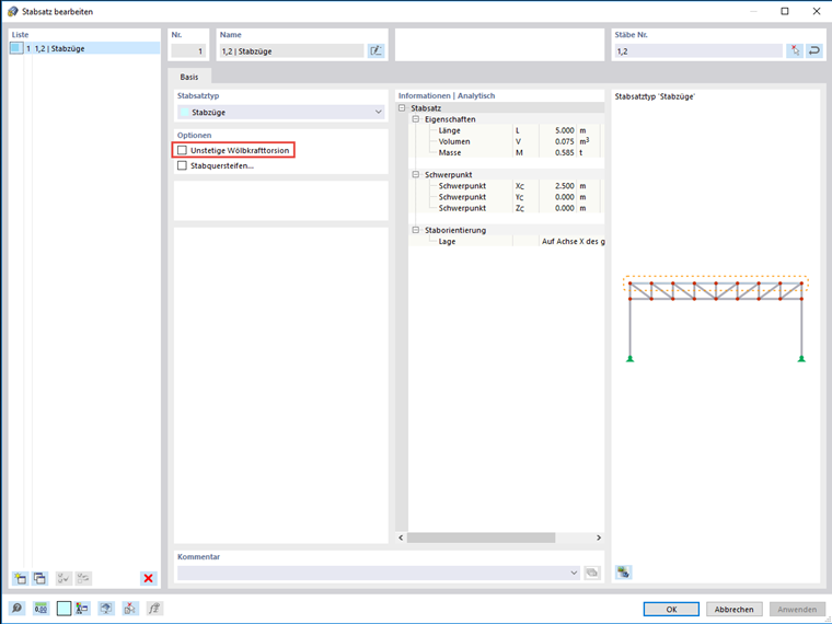 FAQ 005259 | Wie setze ich ein Gelenk für eine Verwölbung?