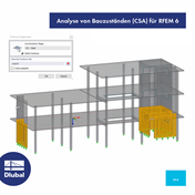 Analyse von Bauzuständen (CSA) für RFEM 6