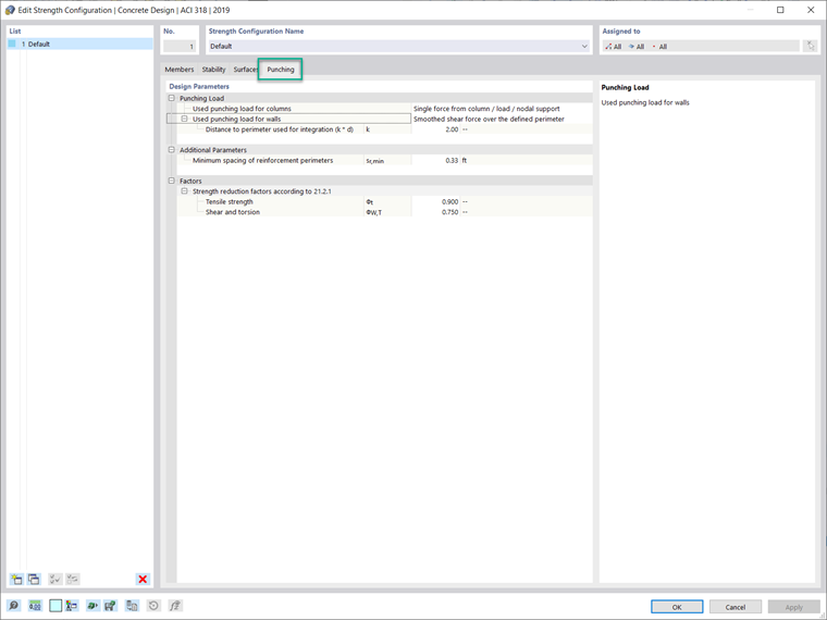 KB 001741 | Durchstanznachweis nach ACI 318-19 und CSA A23.3-19 in RFEM 6