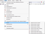 Menüfunktionen 'Messen'