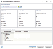 Objekte automatisch umnummerieren