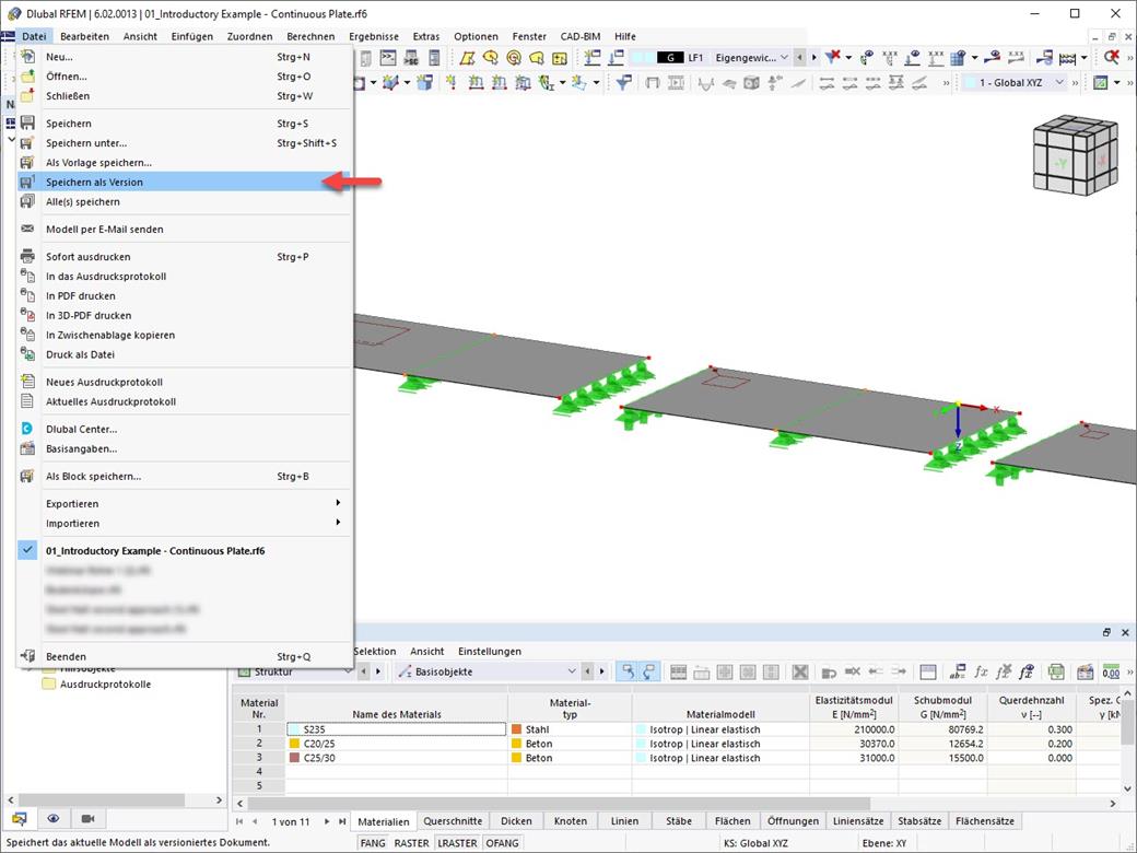 Feature 002422 | Speichern als Version